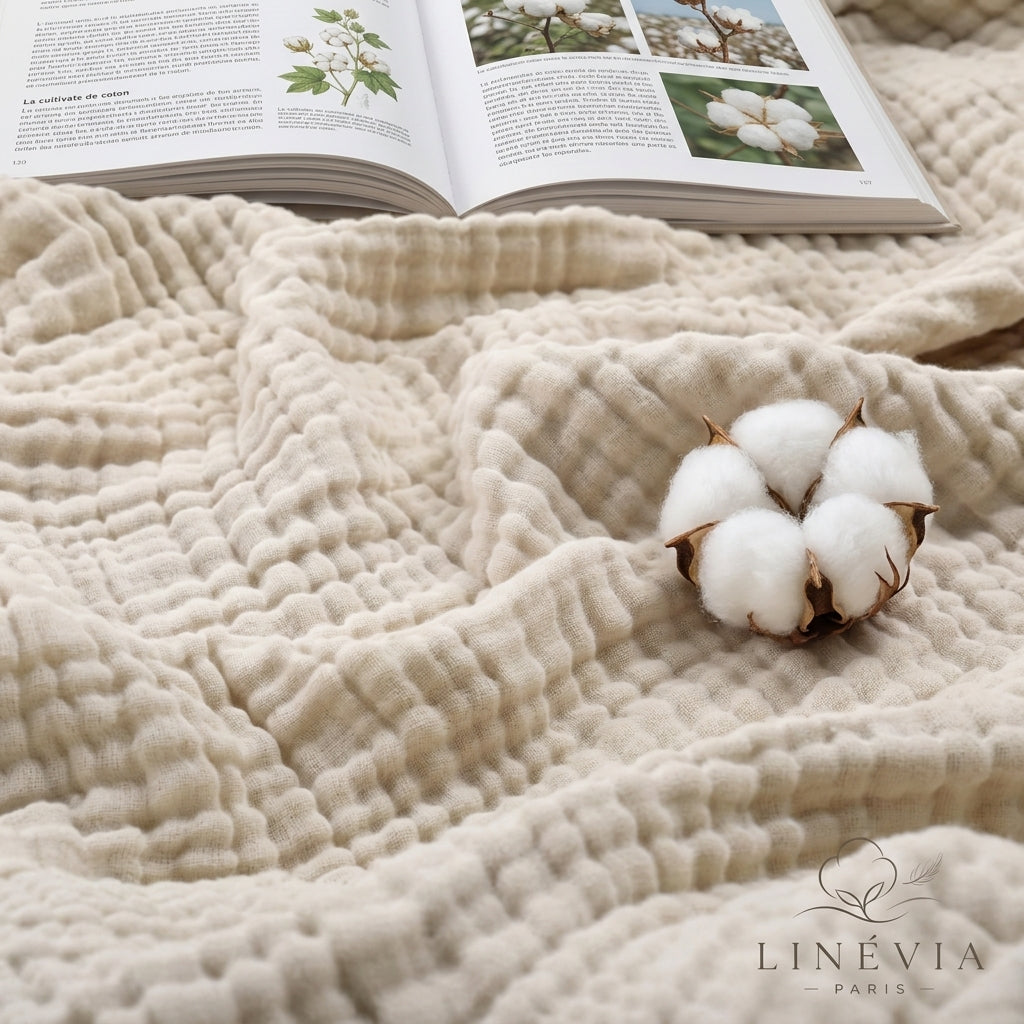 La Couverture en Mousseline de Coton